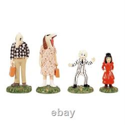 Dept 56 BEETLEJUICE TRICK OR TREATERS SET/4 Halloween Village 6015639 BRAND NEW