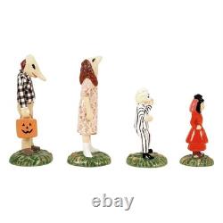 Dept 56 BEETLEJUICE TRICK OR TREATERS SET/4 Halloween Village 6015639 BRAND NEW