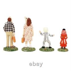 Dept 56 BEETLEJUICE TRICK OR TREATERS SET/4 Halloween Village 6015639 BRAND NEW