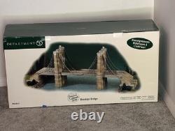 Dept 56 Brooklyn Bridge Historical Landmark Series 59247 Christmas In The City