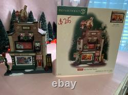 Dept 56 COCA COLA SODA FOUNTAIN 59221, Plus 3 ACCESSORIES see pics