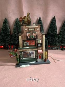 Dept 56 COCA COLA SODA FOUNTAIN 59221, Plus 3 ACCESSORIES see pics
