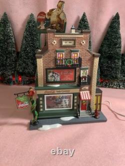 Dept 56 COCA COLA SODA FOUNTAIN 59221, Plus 3 ACCESSORIES see pics