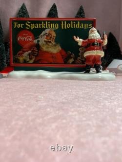 Dept 56 COCA COLA SODA FOUNTAIN 59221, Plus 3 ACCESSORIES see pics