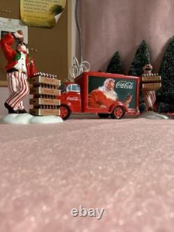 Dept 56 COCA COLA SODA FOUNTAIN 59221, Plus 3 ACCESSORIES see pics
