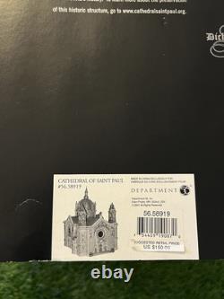 Dept. 56 Cathedral Of St. Paul Copper Dome 25th Anniversary Edition #56.58919