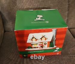 Dept 56 Charlie Brown's House Lighted Peanuts Christmas Village Collection 2011