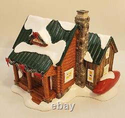 Dept 56 Christmas Country Living Pine Ridge Log Cabin 6009785 Snow Village