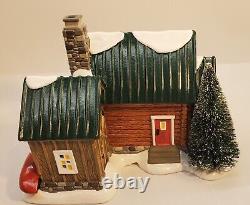 Dept 56 Christmas Country Living Pine Ridge Log Cabin 6009785 Snow Village