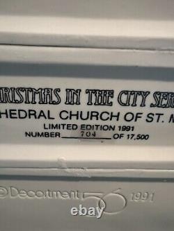 Dept 56 Christmas In The City Cathedral Church of St Mark 5549-2 Limited Ed 1991
