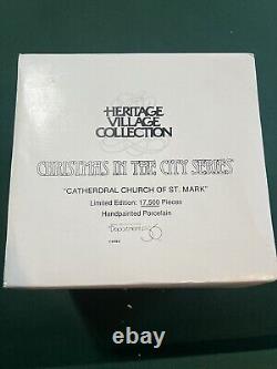 Dept 56 Christmas In The City Cathedral Church of St Mark 5549-2 Limited Ed 1991