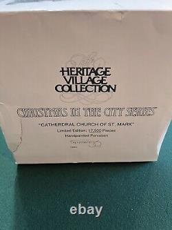 Dept 56 Christmas In The City Cathedral Church of St Mark 5549-2 Limited Ed 1991