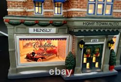 Dept 56 Christmas In The City Hensley Cadillac & Buick GM Shop 56.59235 EUC