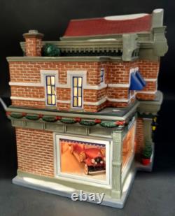 Dept 56 Christmas In The City Hensley Cadillac & Buick GM Shop 56.59235 EUC