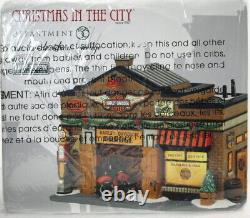 Dept 56 Christmas In The City Village Series Harley Davidson Garage Brand New