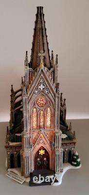 Dept 56 Christmas in the City Cathedral of St. Nicholas LTD ED- Signed Rare