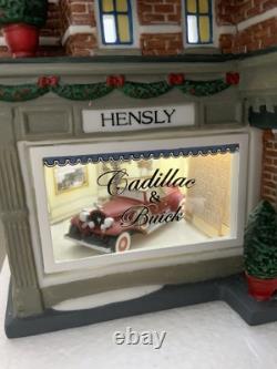 Dept 56 Christmas in the City Hensley Cadillac & Buick 56.59235 2004