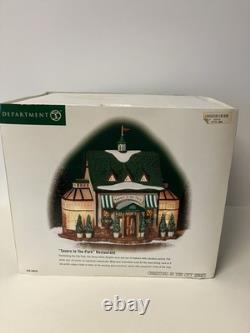 Dept 56 Christmas in the City Tavern in the Park Restaurant #58928 with Box