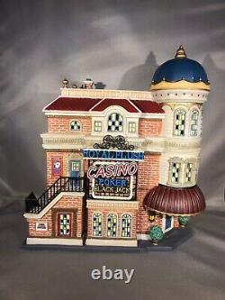 Dept 56 Christmas in the city collection. Royal Flush Casino