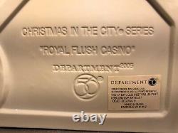 Dept 56 Christmas in the city collection. Royal Flush Casino