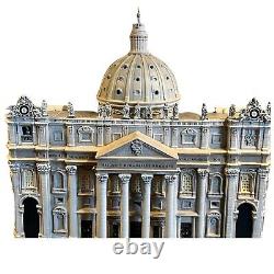 Dept 56 Churches Of The World St. Peter's Basilica Has Damage See Description