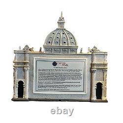 Dept 56 Churches Of The World St. Peter's Basilica Has Damage See Description