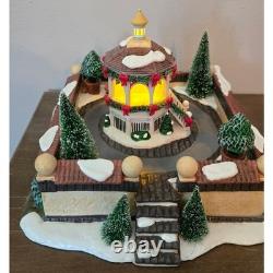 Dept 56 Classic Village Square Animated Lighted Christmas Gazebo 56.53406