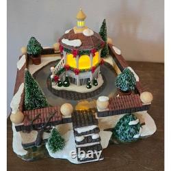 Dept 56 Classic Village Square Animated Lighted Christmas Gazebo 56.53406