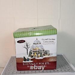 Dept 56 Crystal Gardens Conservatory Set Christmas In The City Collection