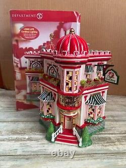 Dept 56 Cupid's Cardshop Ceramic Valentine's House in Box withFLAWS