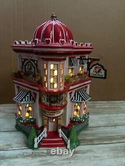 Dept 56 Cupid's Cardshop Ceramic Valentine's House in Box withFLAWS