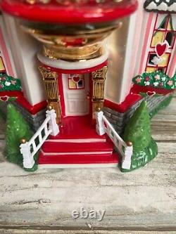 Dept 56 Cupid's Cardshop Ceramic Valentine's House in Box withFLAWS