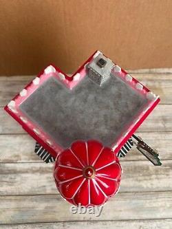 Dept 56 Cupid's Cardshop Ceramic Valentine's House in Box withFLAWS