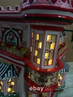 Dept 56 Cupid's Cardshop Ceramic Valentine's House in Box withFLAWS