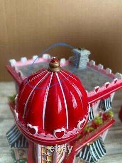 Dept 56 Cupid's Cardshop Ceramic Valentine's House in Box withFLAWS