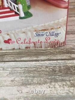 Dept 56 Cupid's Cardshop Ceramic Valentine's House in Box withFLAWS