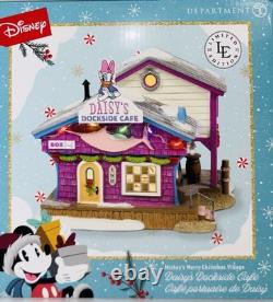 Dept 56 DAISY'S DOCKSIDE CAFE Disney Village 6014523 BRAND NEW 2025 LIMITED