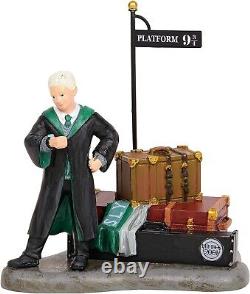 Dept 56 DRACO WAITS AT PLATFORM 9 3/4 Harry Potter 6003333 Hogwarts Express D56