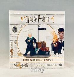 Dept 56 DRACO WAITS AT PLATFORM 9 3/4 Harry Potter 6003333 Hogwarts Express D56