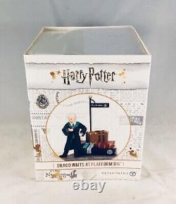 Dept 56 DRACO WAITS AT PLATFORM 9 3/4 Harry Potter 6003333 Hogwarts Express D56