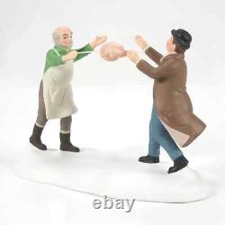 Dept 56 DRESSED TURKEY AUCTION S/2 Dickens Village 6014727 BRAND NEW