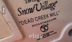 Dept 56 Dead Creek Mill Works. Excellent Condition. All Parts Are Complete