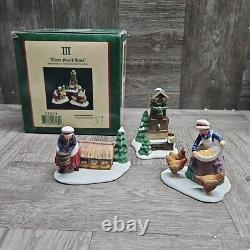 Dept 56 Dickens Village 12 days of Christmas + Village Sign II Missing 2 Piece