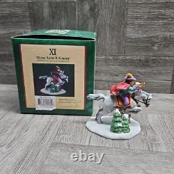 Dept 56 Dickens Village 12 days of Christmas + Village Sign II Missing 2 Piece