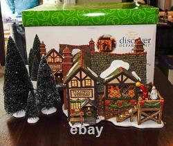 Dept 56 Dickens Village Fezziwigs Warehouse Ballroom Retired 2000