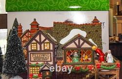 Dept 56 Dickens Village Fezziwigs Warehouse Ballroom Retired 2000