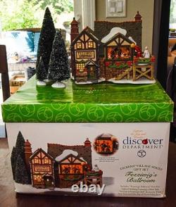 Dept 56 Dickens Village Fezziwigs Warehouse Ballroom Retired 2000