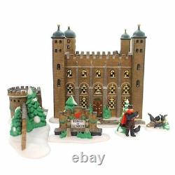 Dept. 56 Dickens Village Historical Landmark TOWER OF LONDON #58500 5 Pc Set