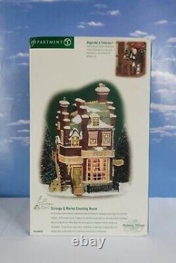 Dept 56 Dickens Village SCROOGE & MARLEY COUNTING HOUSE! Christmas Carol