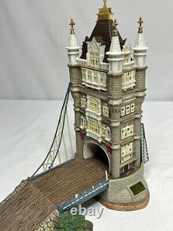Dept 56 Dickens Village Tower Bridge Of London Special Edition 56.58705 Damaged